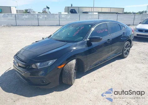 2020 Honda Civic Sport z USA, uszkodzony, nr VIN 19XFC2F80LE009724